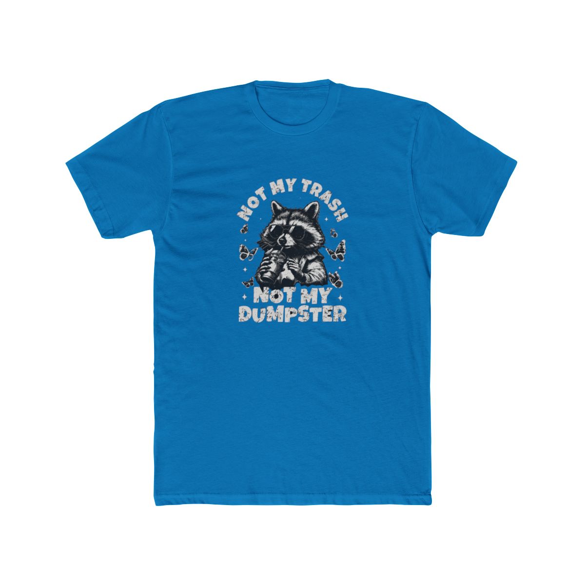 Retro Funny Raccoon 90s Graphic Shirt, Vintage Funny Raccoon Not My Trash Not My Dumpster T Shirt, Vintage Washed Shirt, Funny Teenage Gift