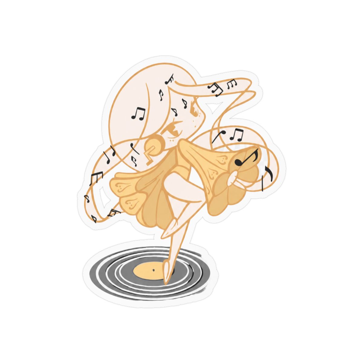 Fun Vinyl Sticker | Cute Laptop Decal