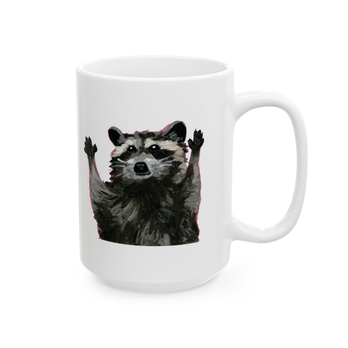 Trash Party raccoon mug