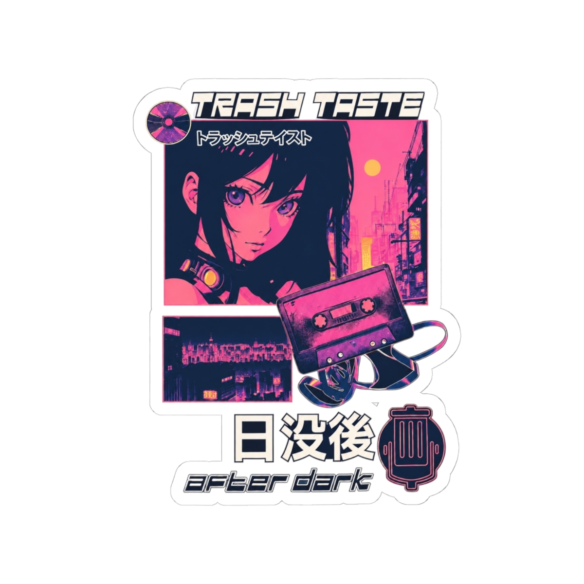 Limited Edition Tour Sticker Trash Taste - Trash Taste official Stickers merch
