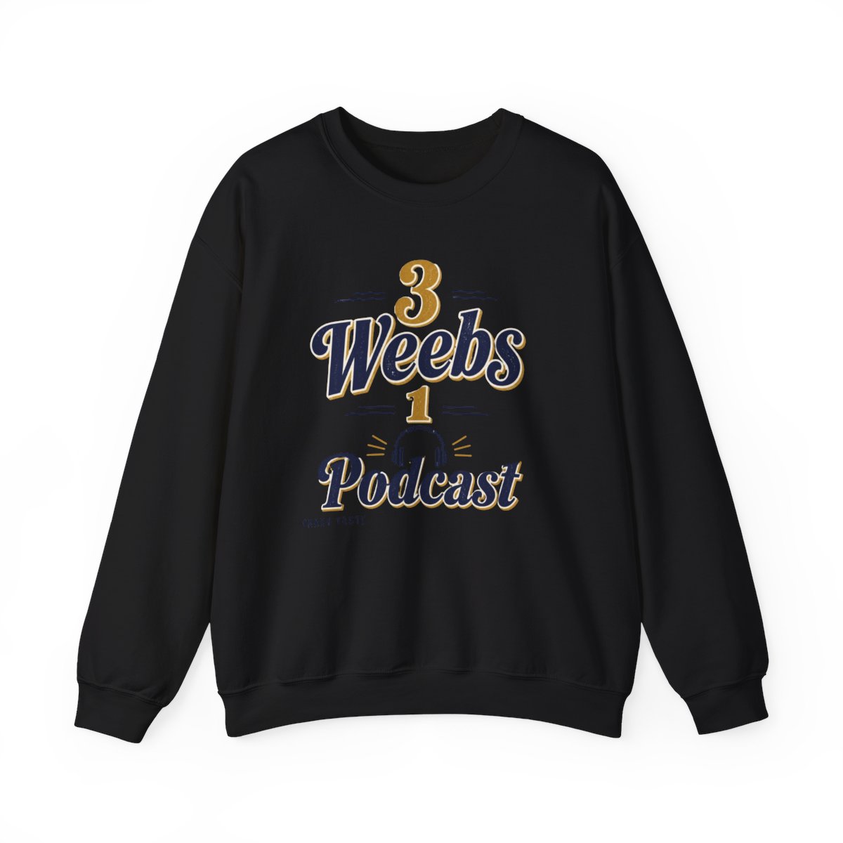 Trash Taste "3 Weebs, 1 Podcast" Crewneck - Official sweatshirts merchandise