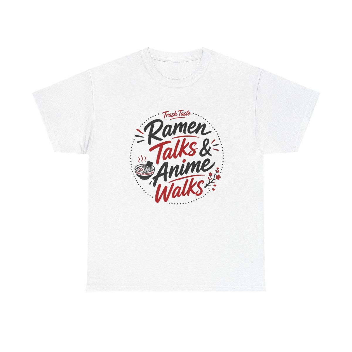 Trash Taste "Ramen Talks & Anime Walks" Unisex Tee - Official t-shirts merchandise