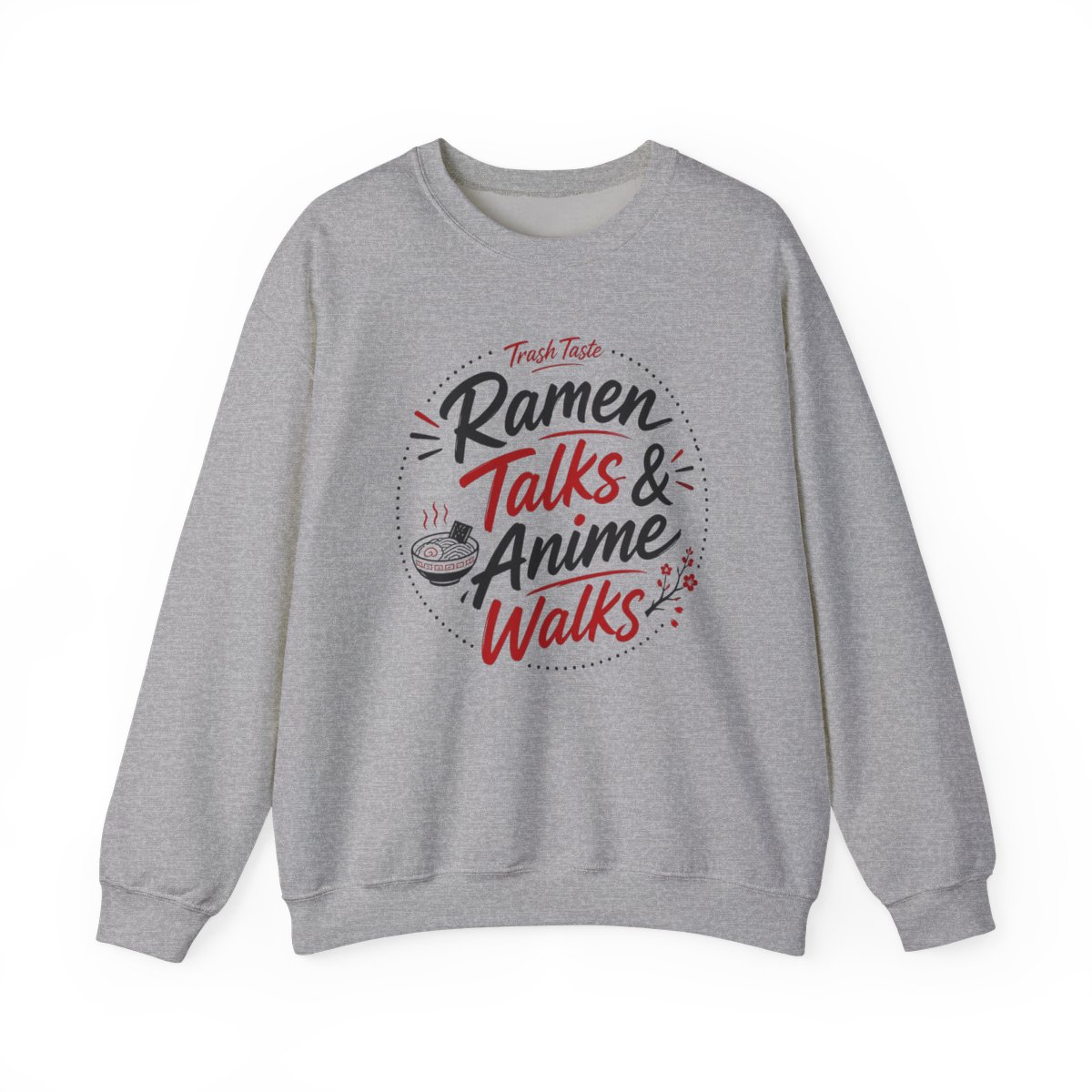 Trash Taste "Ramen Talks & Anime Walks" Crewneck - Official sweatshirts merchandise