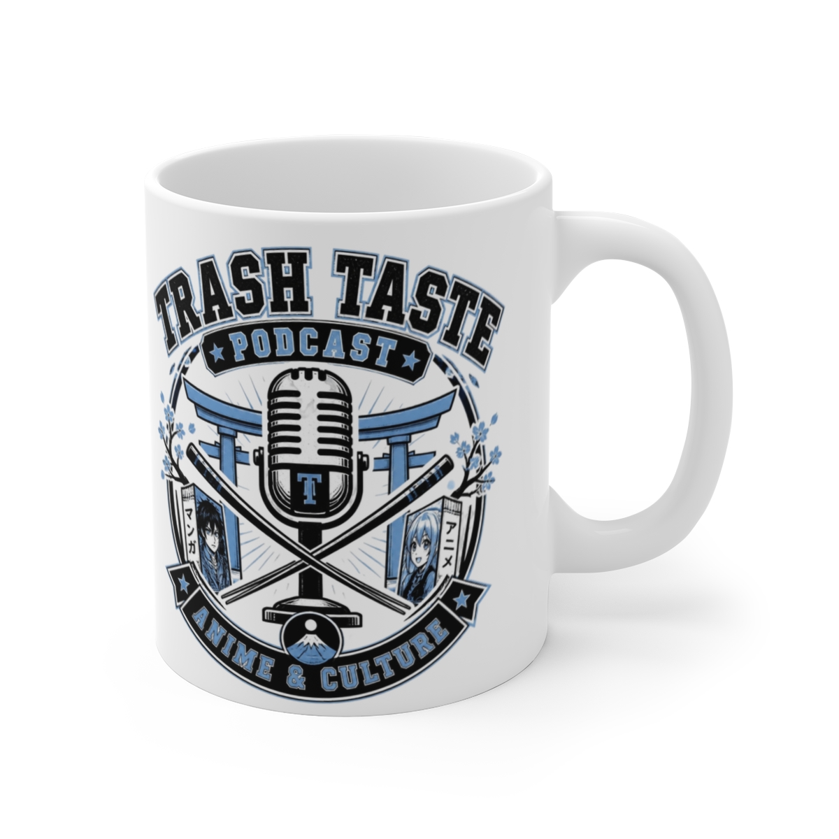 Trash Taste "Trash Taste Podcast" White Mug - Official mugs merchandise