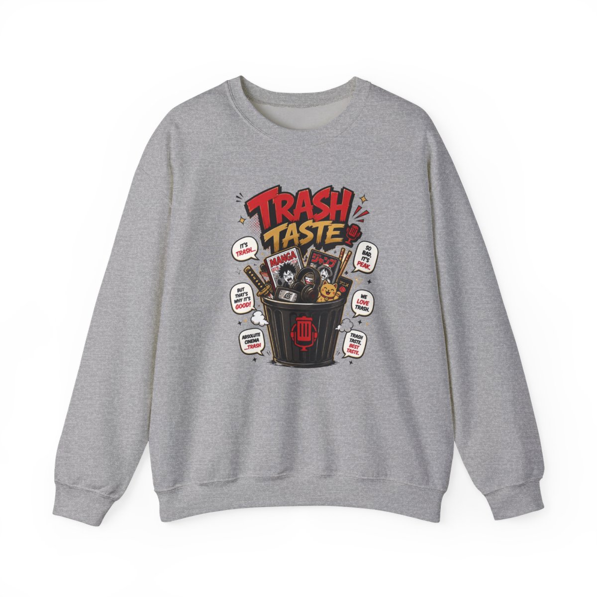 Trash Taste "trashy" Crewneck - Official sweatshirts merchandise