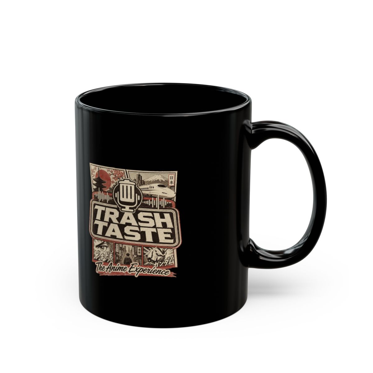 Trash Taste "Trash Taste" Black Mug - Official mugs merchandise